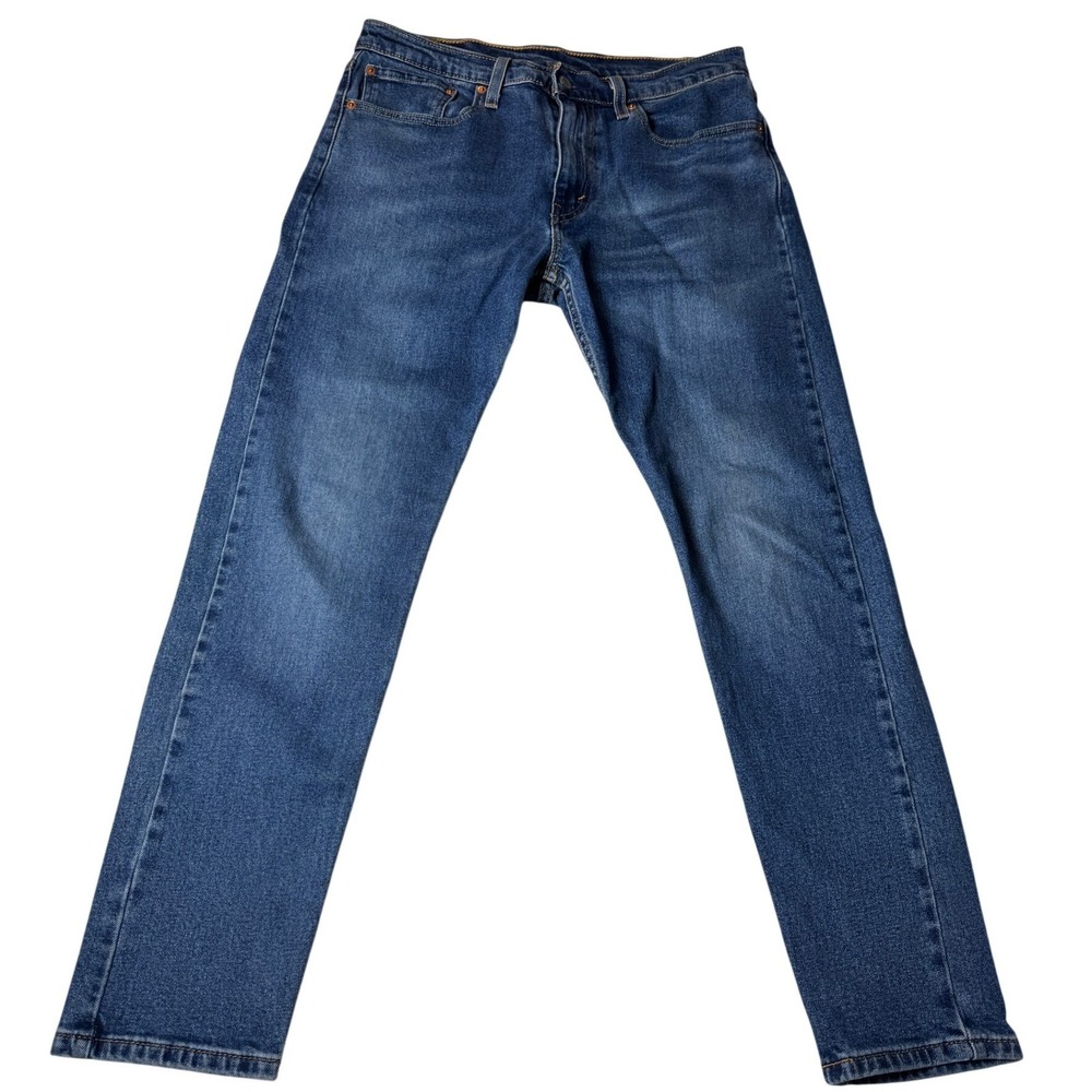 Levi's 512 Slim Taper Jeans Men's 32x30 Blue Medium Wash Stretch Denim WaterLess